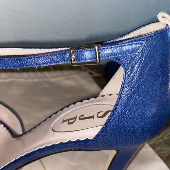 SJP Tanny Blue Mary Jane 4” Heels - Picture 13 of 16